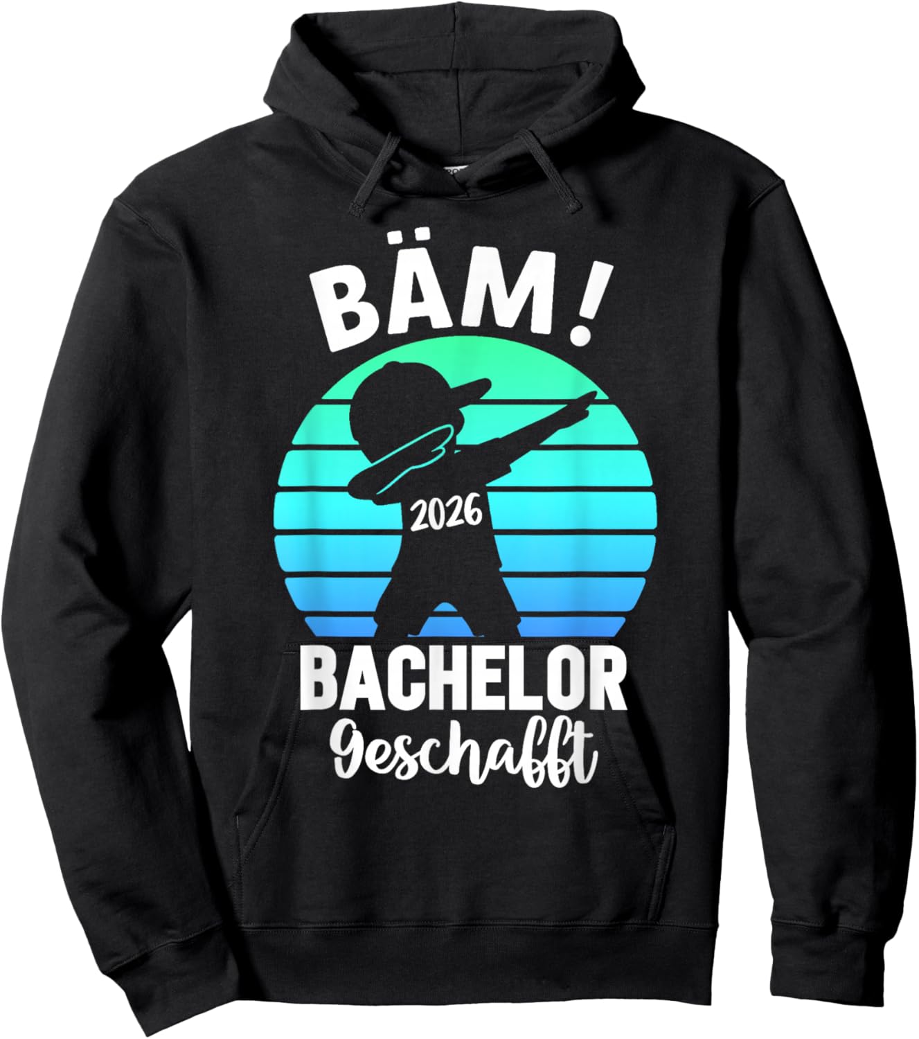 Bäm Bachelor Geschafft 2026 Bachelor's Degree Hoodie - Hoodie | Black