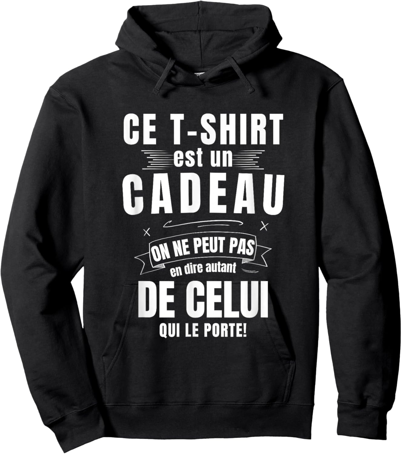 Men's Is A Gift Not The One Who Wears It Humour Hoodie - Hoodie | Black