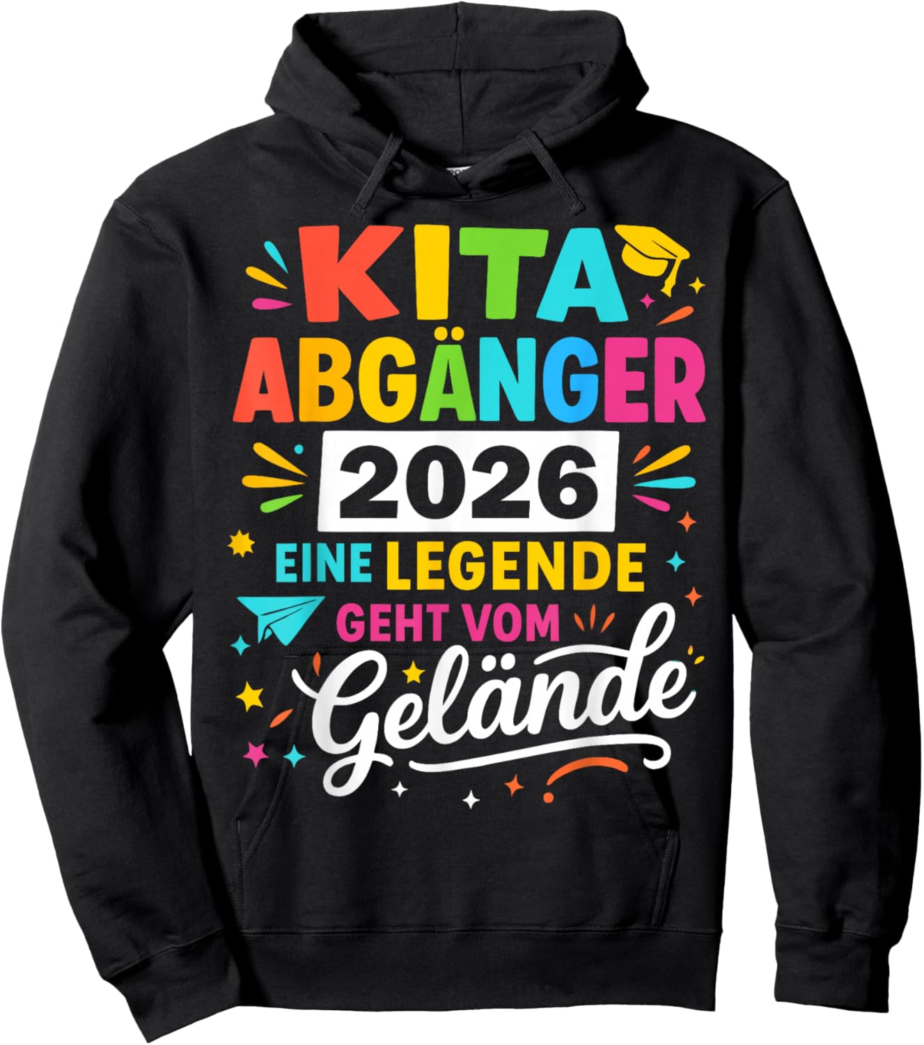 Kita Abgänger 2026 - A Legend Goes From The Terrain Hoodie - Hoodie | Black
