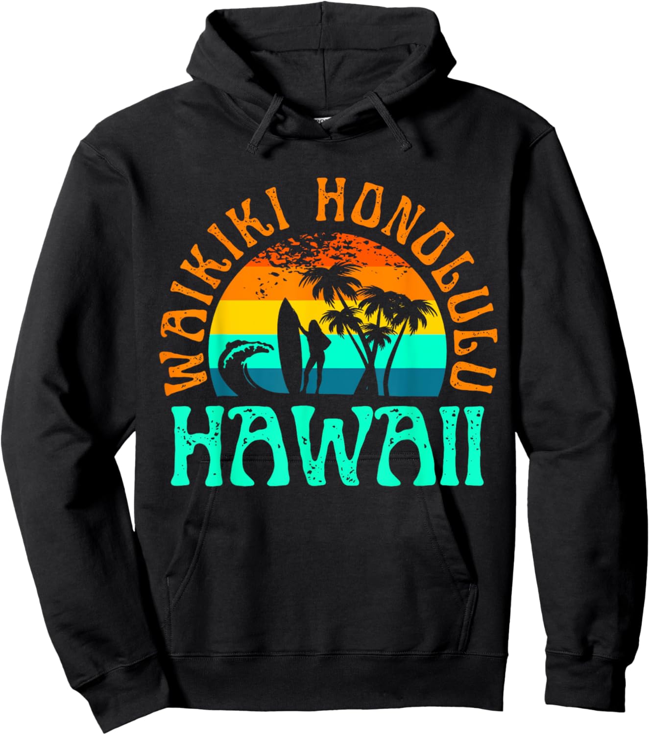 Waikiki Hoodie - Hoodie | Black