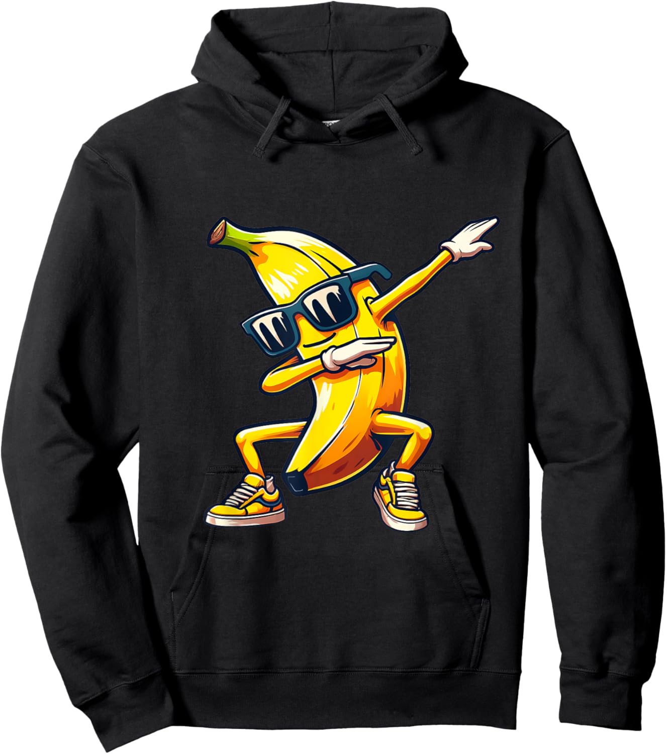 Dab Banana Dancing Dabbing Banana Fruit Meme Hoodie - Hoodie | Black