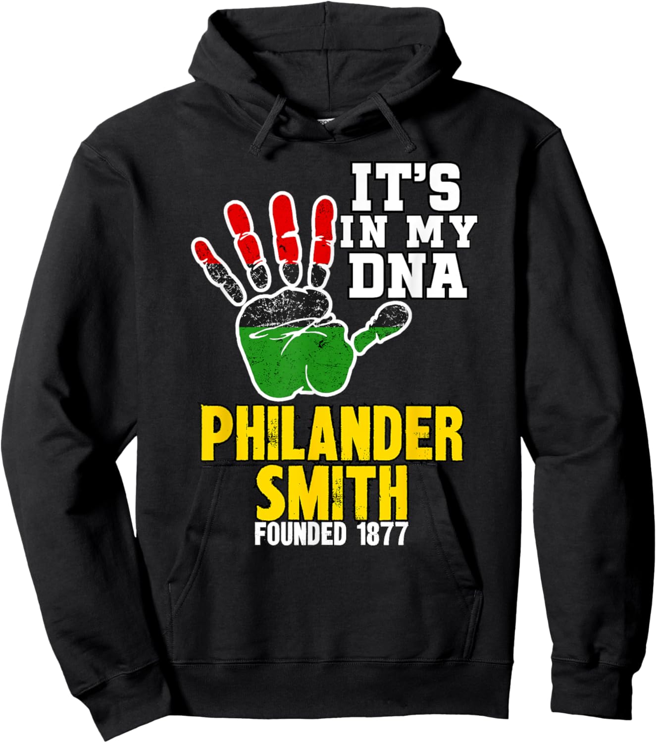 Philander Smith, PSC, Souvenir HBC Design Hoodie - Hoodie | Black