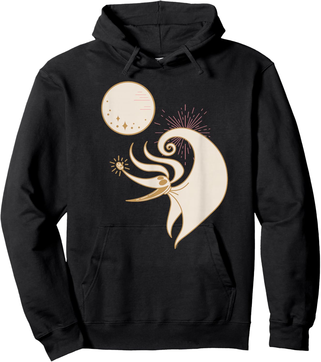 Disney The Nightmare Before Christmas Zero and The Full Moon Hoodie - Hoodie | Black