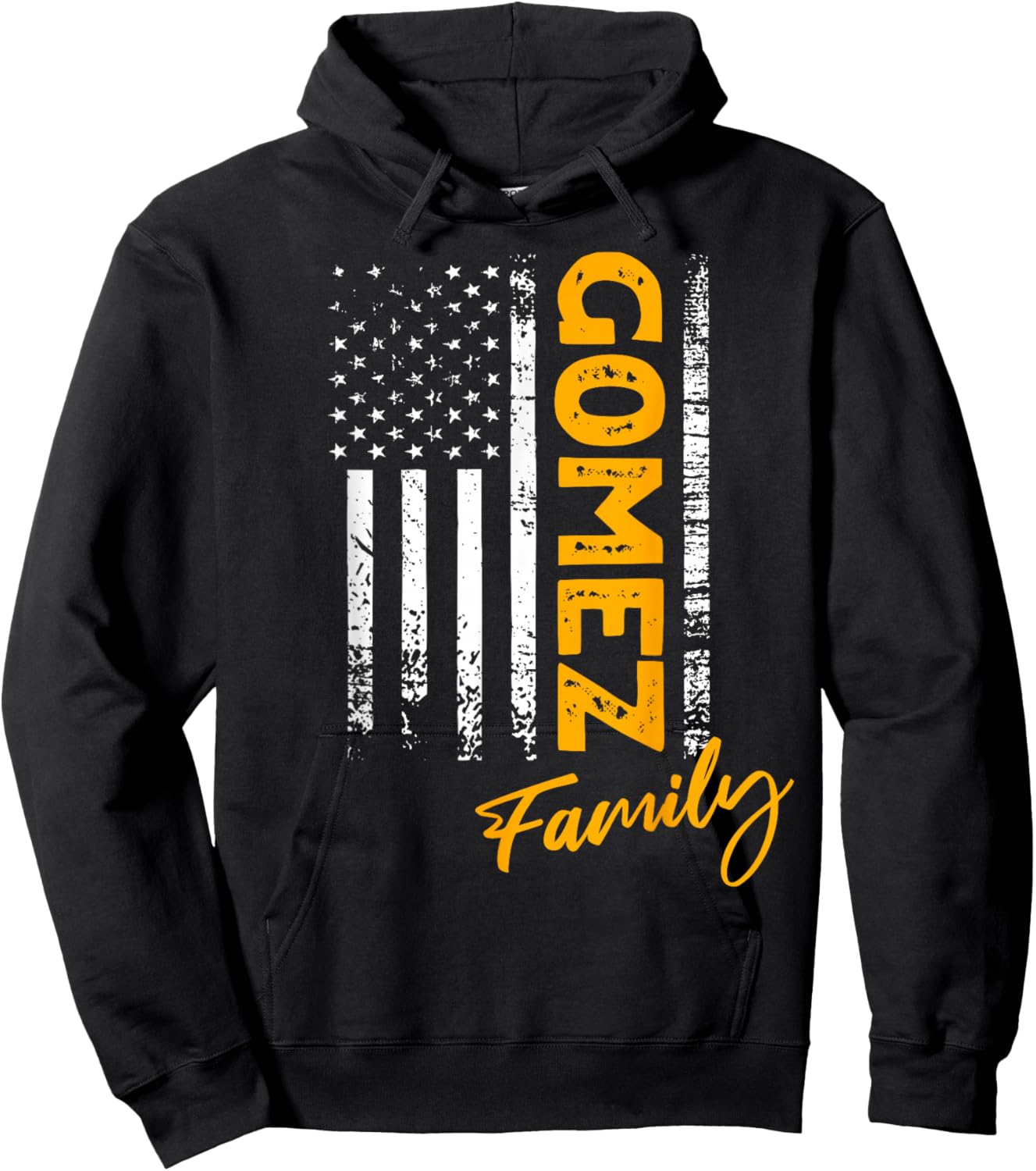 Gomez Surname American Gomez Last Name Gomez Hoodie - Hoodie | Black