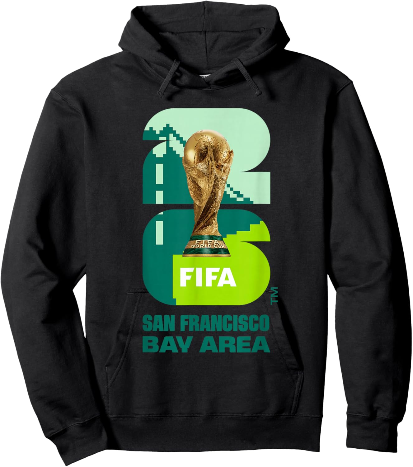 FIFA World CUP26 San Francisco Trophy Color Hoodie - Hoodie | Black