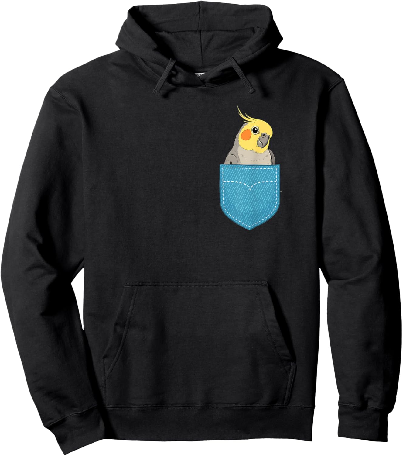 Cockatiel Pocket Cockatiel Owner Cockatiel Parrot Lover Hoodie - Hoodie | Black