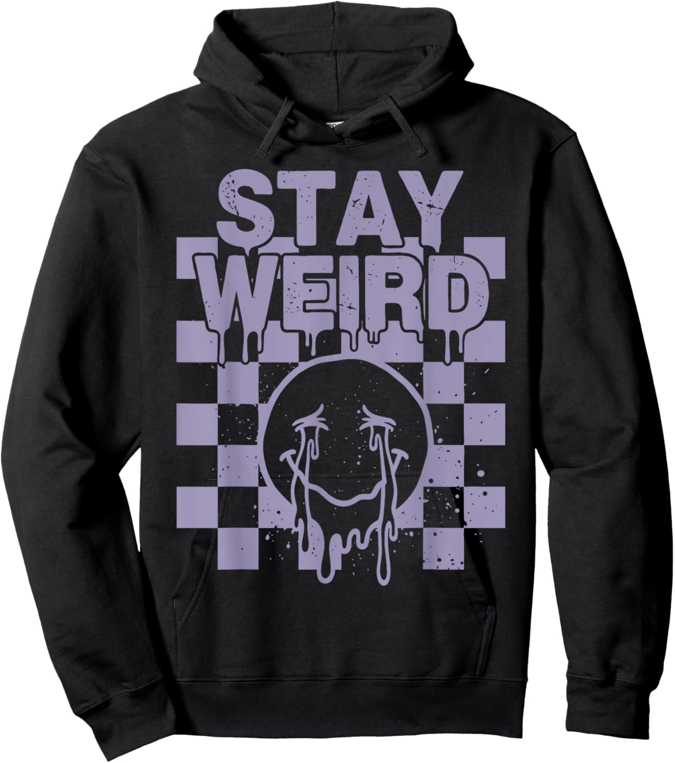 Stay Weird Elder Emo Goth Hoodie - Hoodie | Black
