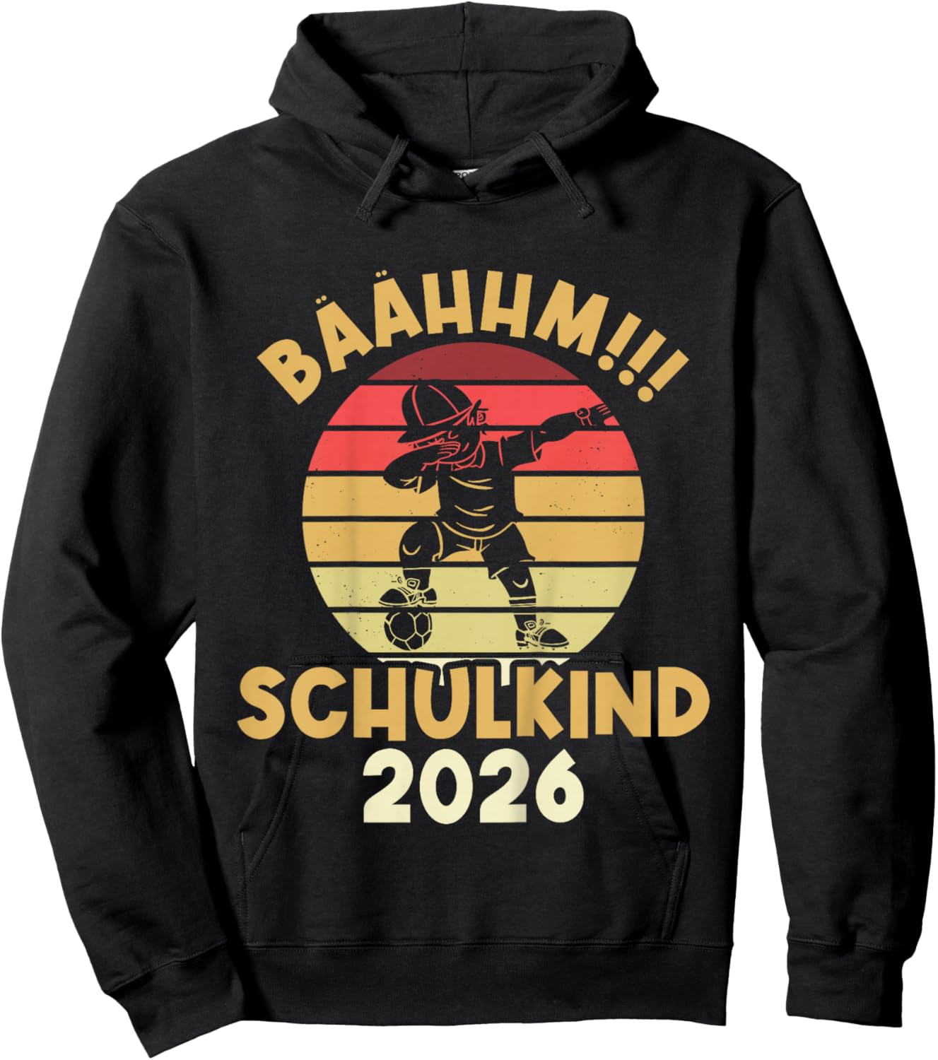 Einschulung Fußball Schulkind 2026 Schulanfang 2026 Hoodie - Hoodie | Black