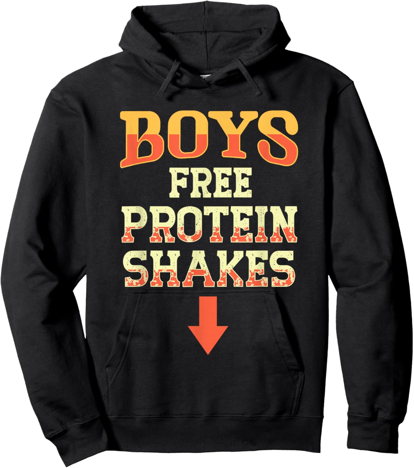 d'entraînement Gay Free Protein Shake Funny Men Joke Pride Hoodie - Hoodie | Black