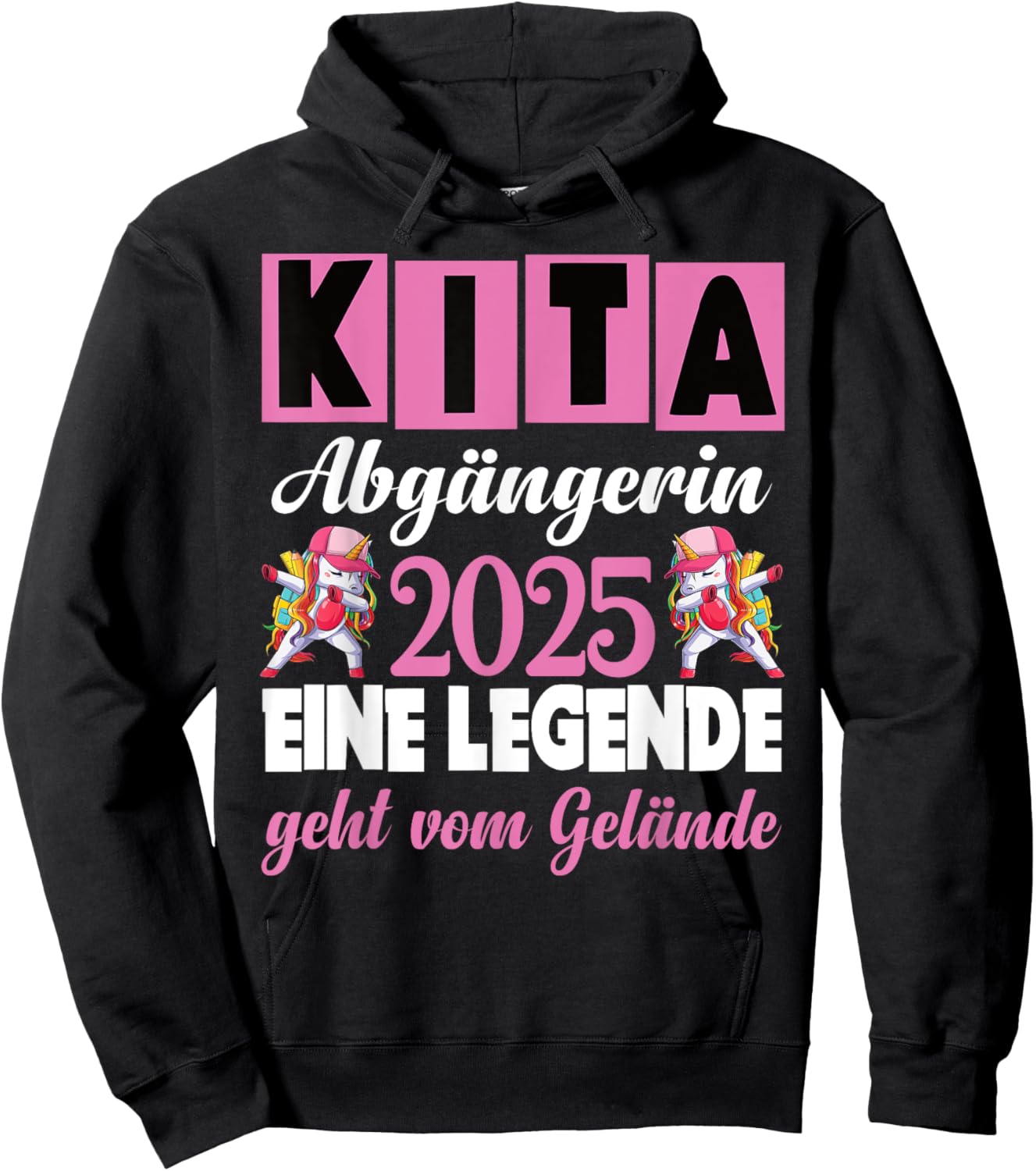 Kita Abgänger 2025 Eine Legende Verlässt Das Kita Gelände Hoodie - Hoodie | Black
