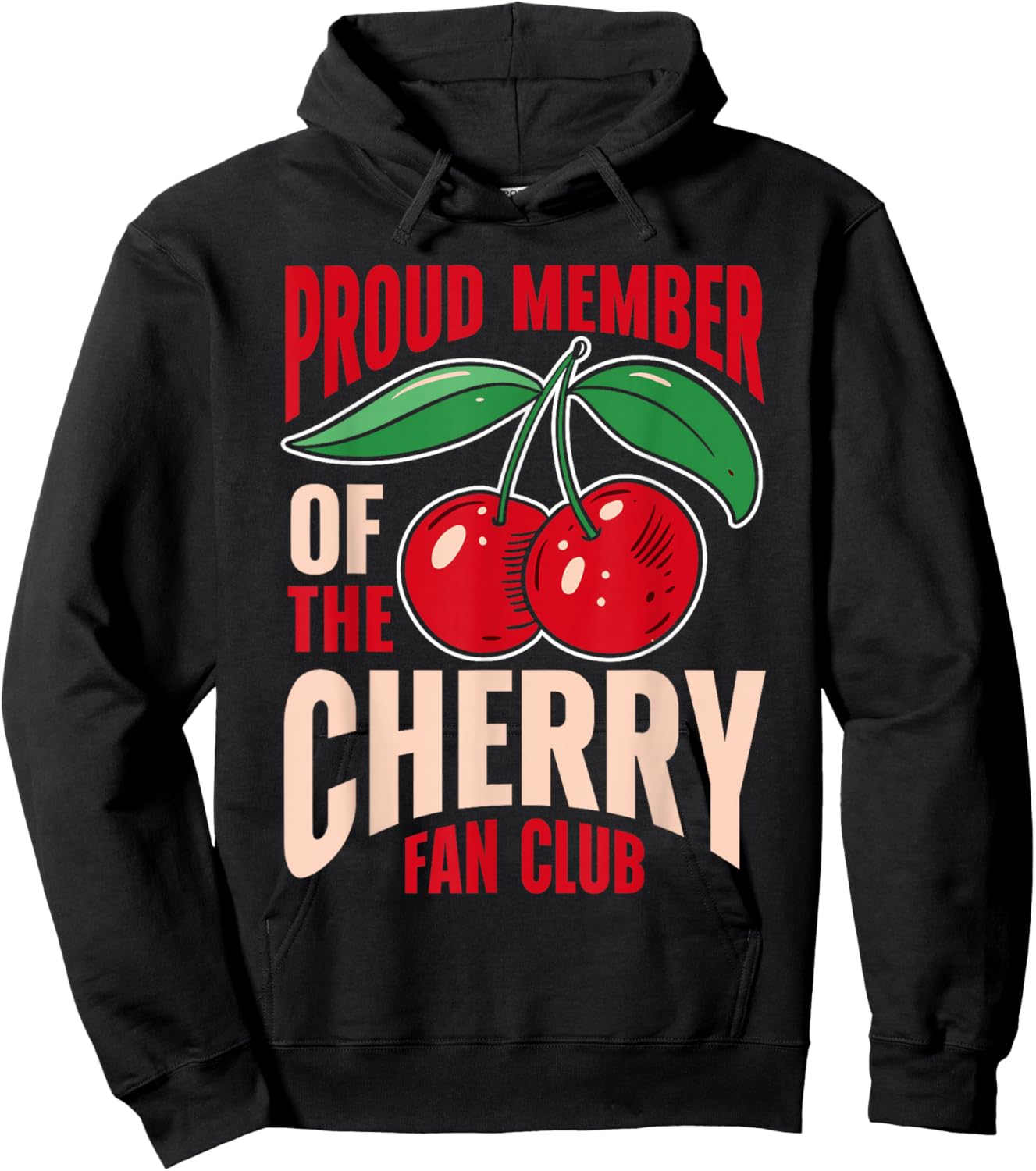 Cherry Shirts Fruits Cherry Lover , Women & Kids - Black, Small, Short Sleeve, Summer Hoodie - Hoodie | Black