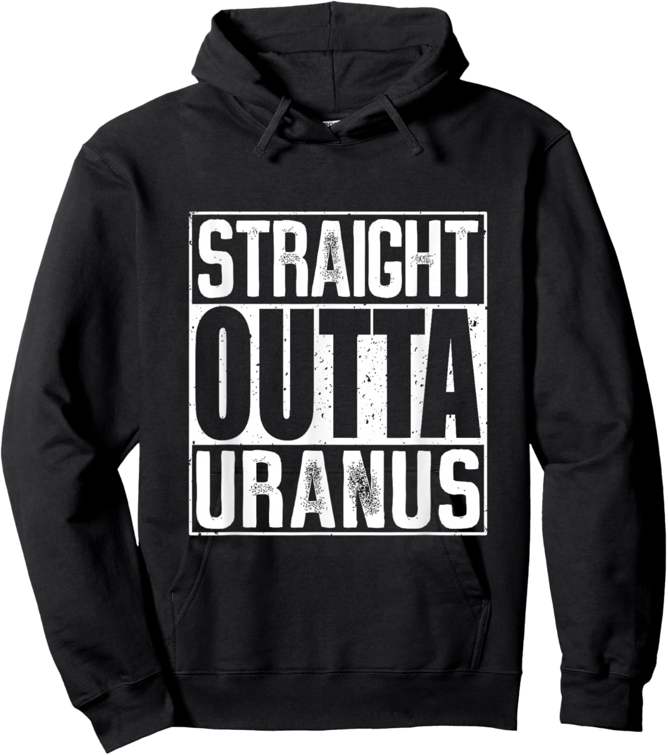 Straight Outta Uranus Hoodie - Hoodie | Black