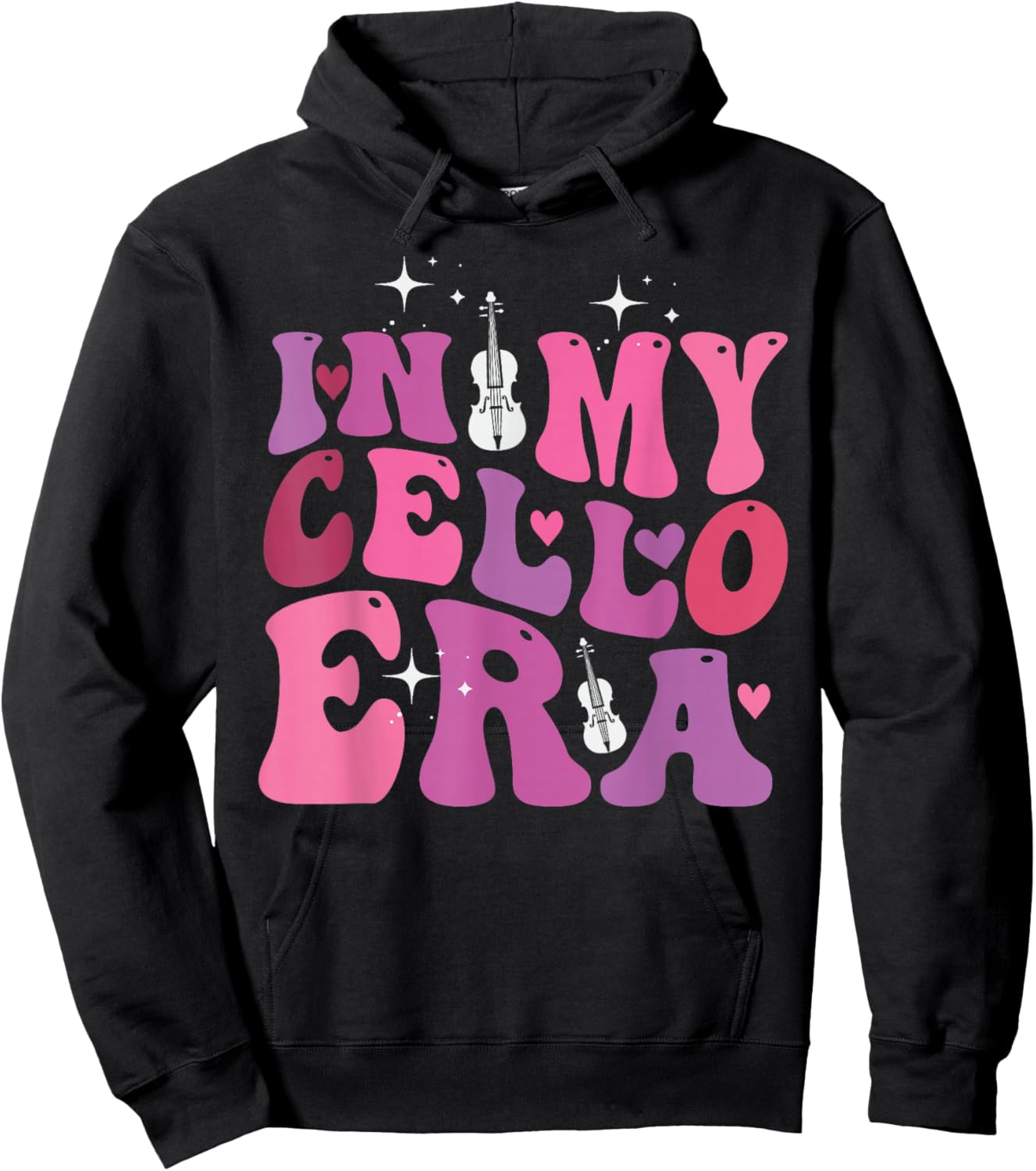In My Cello Era for Mama Hoodie - Hoodie | Black