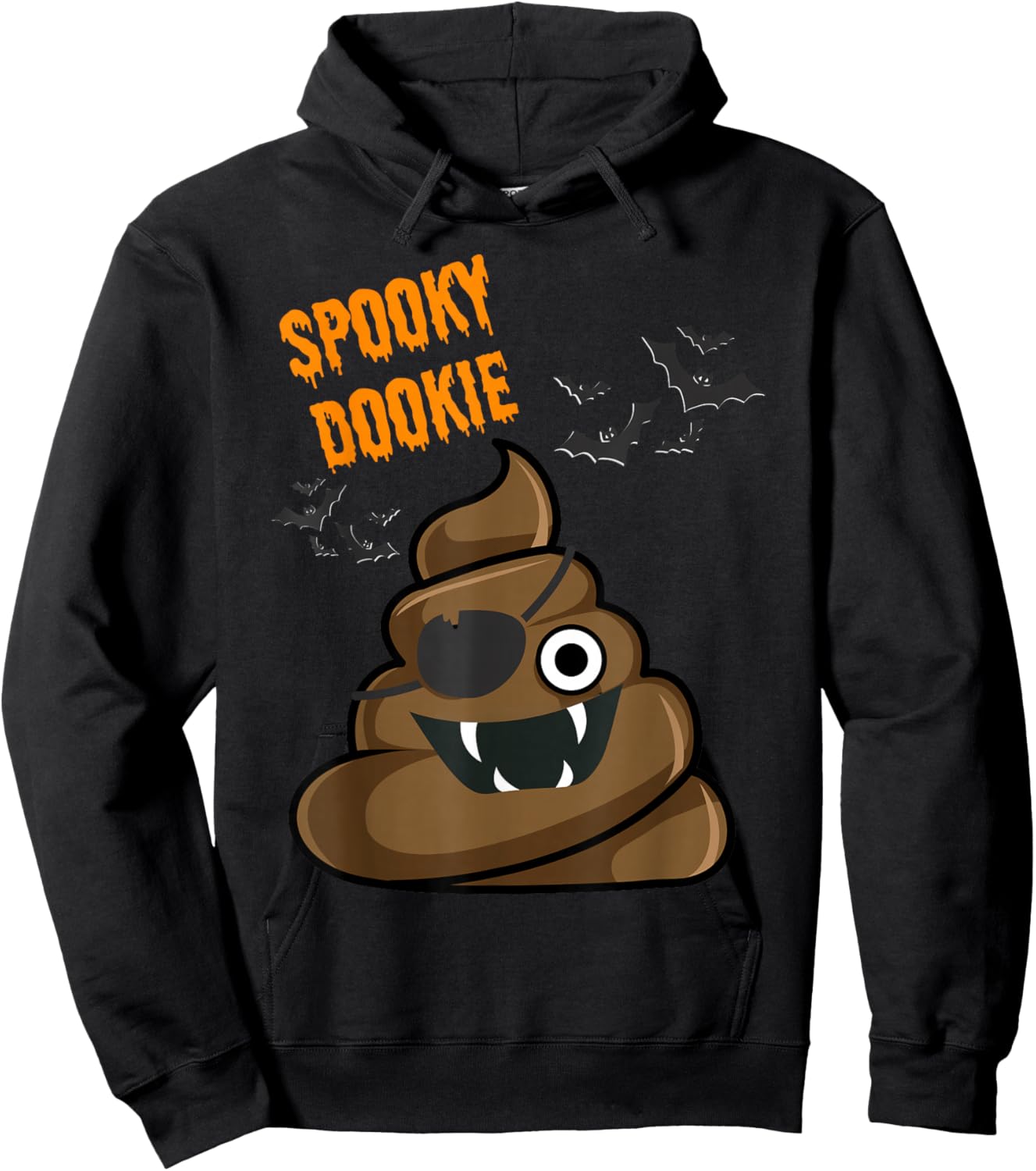 Funny Spooky Dookie Halloween Costume Women Kids Hoodie - Hoodie | Black