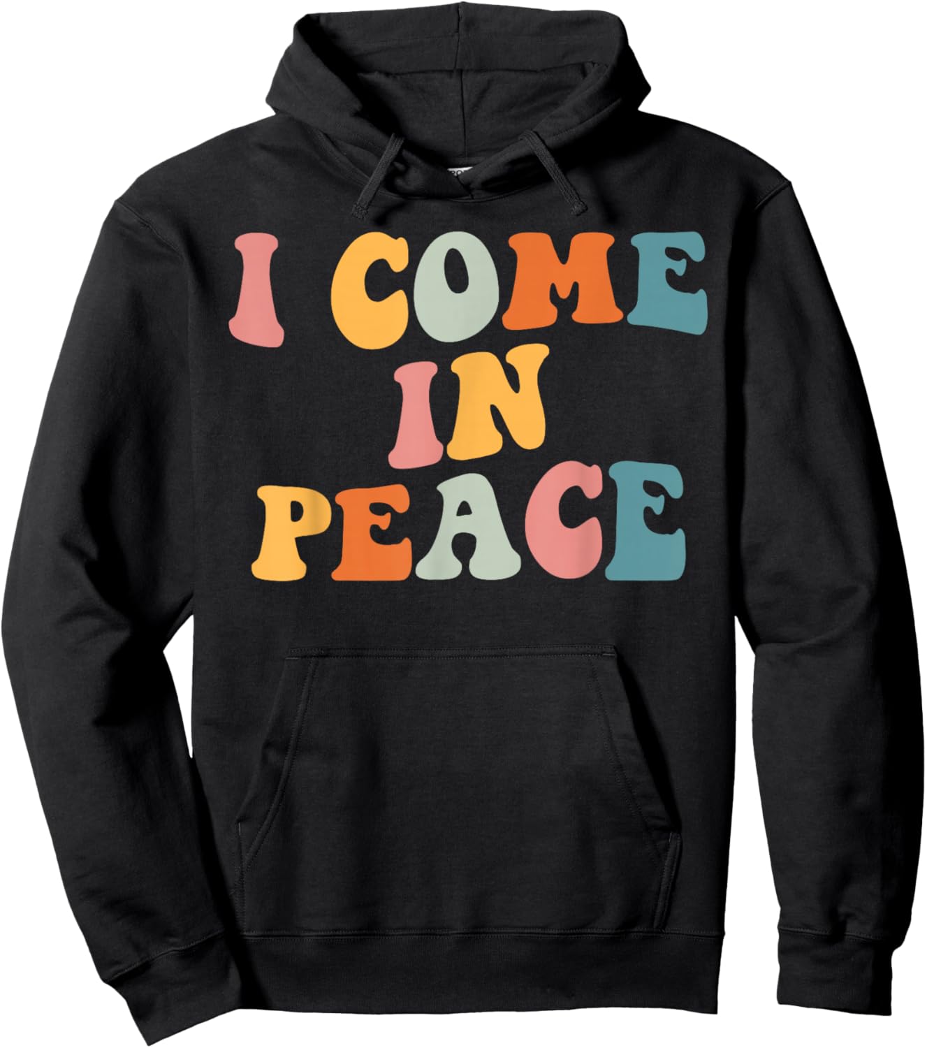 I Come in Peace Im Peace Couples Costume Women Hoodie - Hoodie | Black
