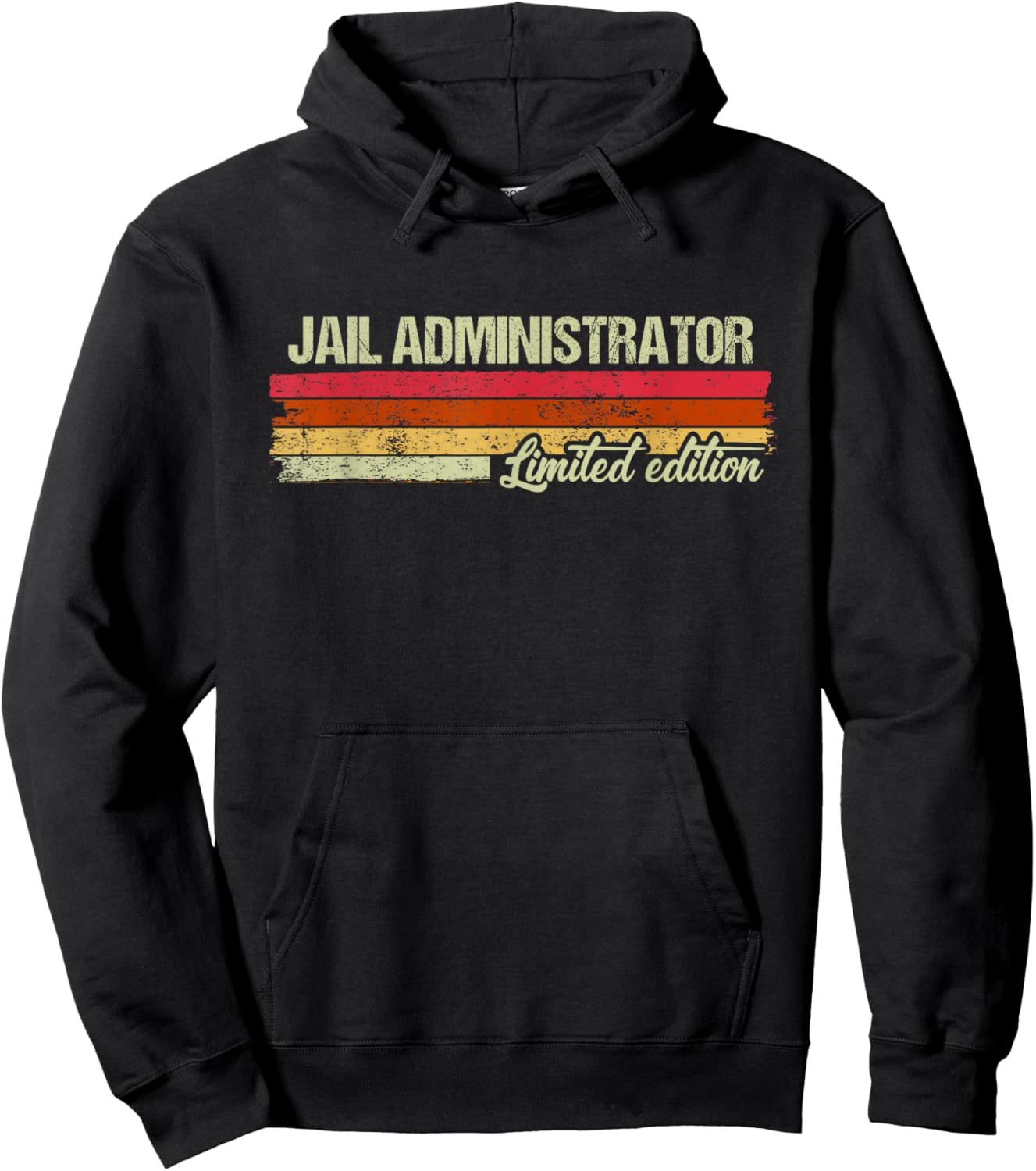 Vintage Jail Administrator Limited Edition Hoodie - Hoodie | Black