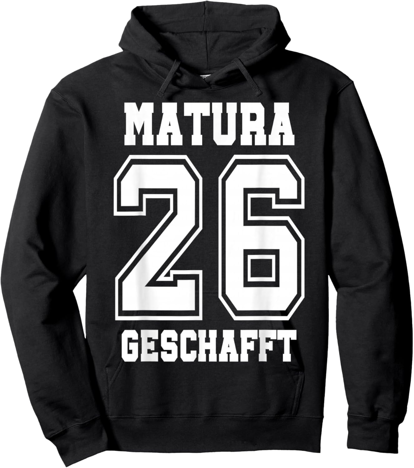 Matura Geschafft 2026 Abschluss Matura Hoodie - Hoodie | Black