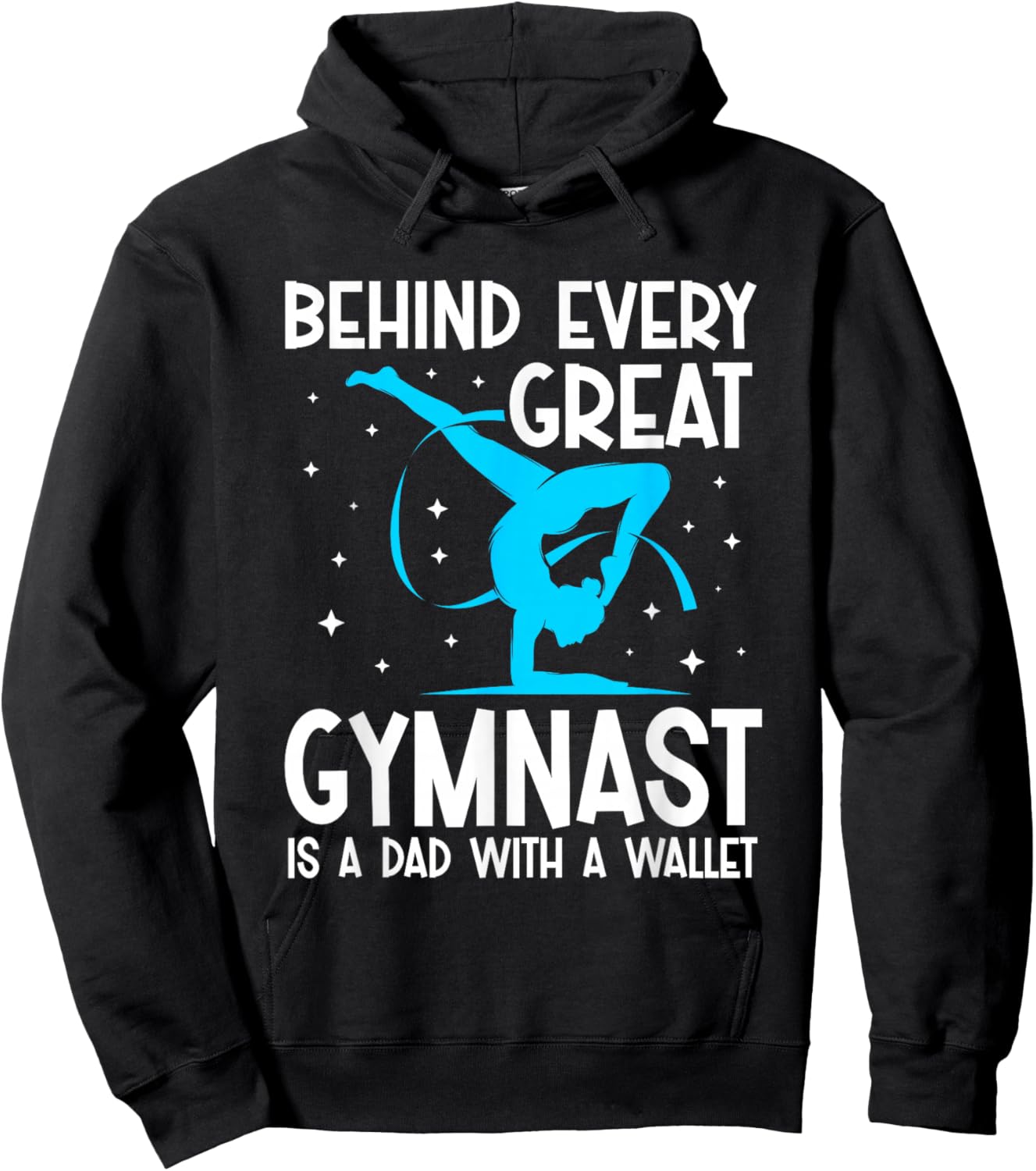 Funny Gymnastics Dad Hoodie - Hoodie | Black
