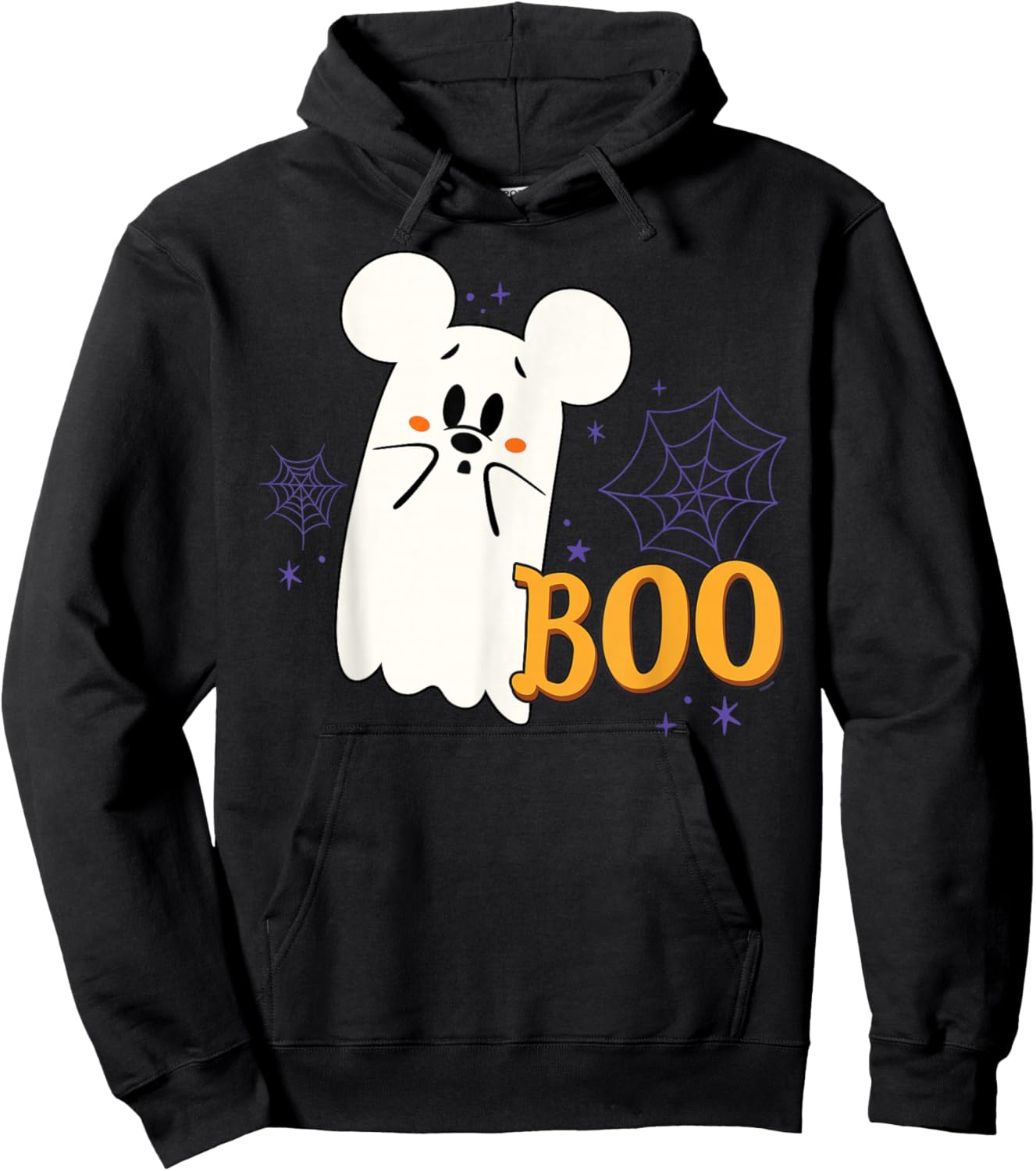 Disney Mickey Mouse Cute Little Ghost Boo Halloween Hoodie - Hoodie | Black
