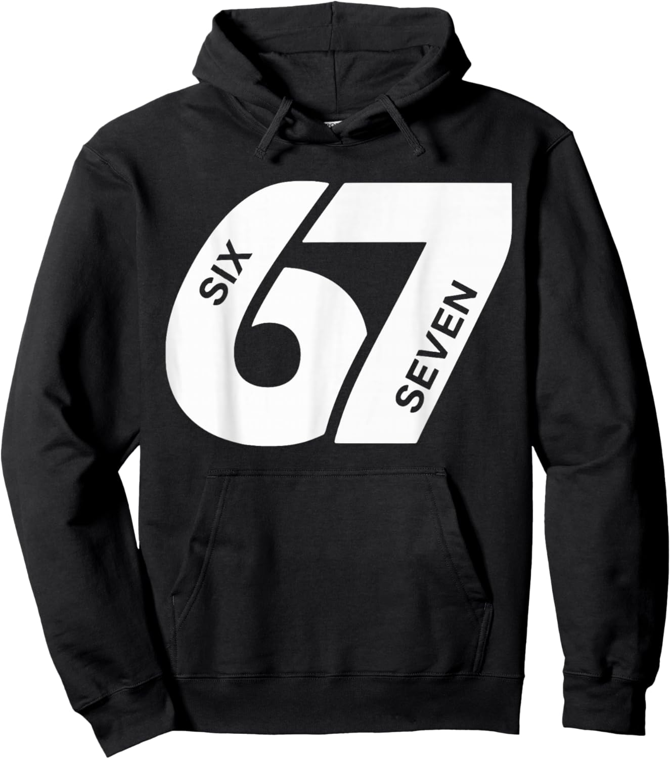 Number 6-7 Six Seven Men Women Boys Girls Hoodie - Hoodie | Black