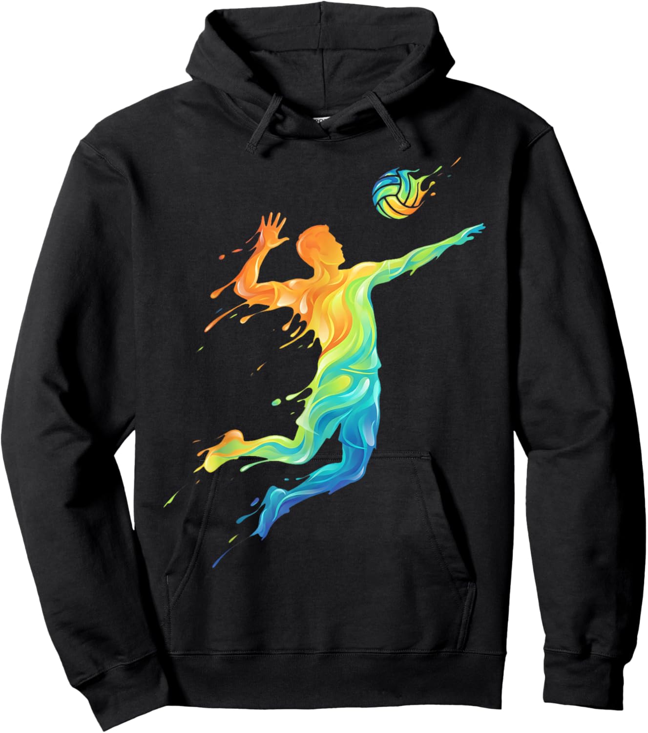 Volleyball Man Child Boy Hoodie - Hoodie | Black
