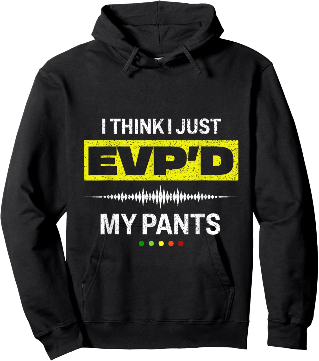 Funny Ghost Hunting EVP Paranormal Spirit Gift Hoodie - Hoodie | Black