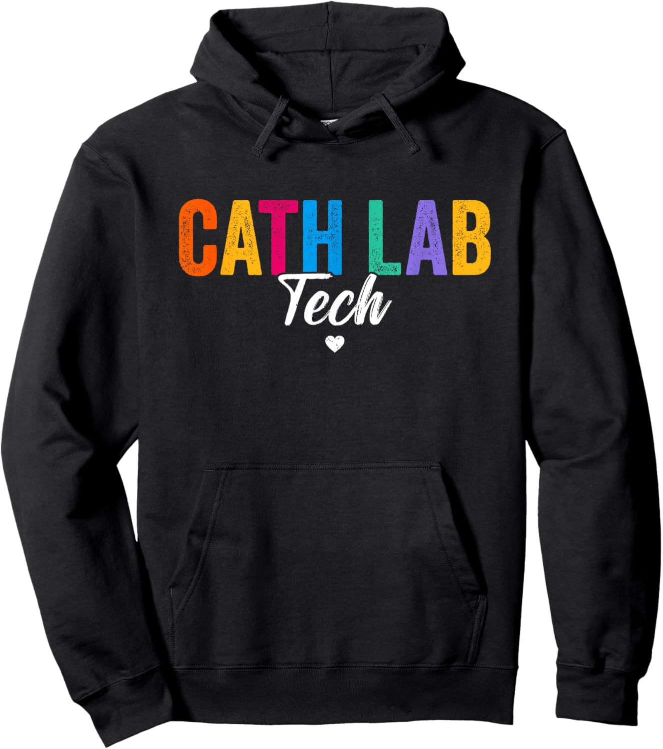 Cath Lab Tech Cath Lab Technician Design Men Hoodie - Hoodie | Black