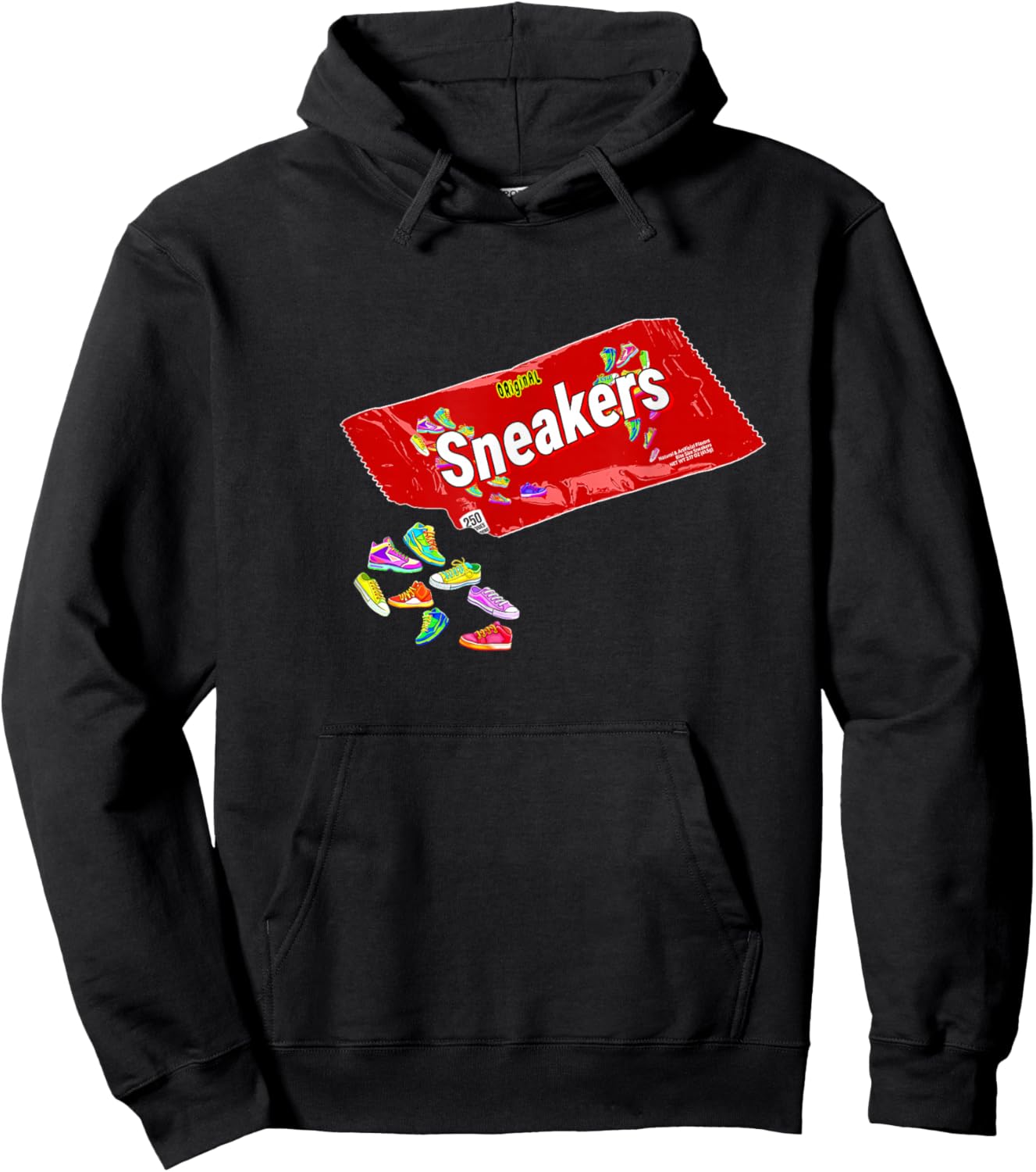 Sneakers are My Sweet Tooth Sneaker Candy Red Sneaker Head Hoodie - Hoodie | Black