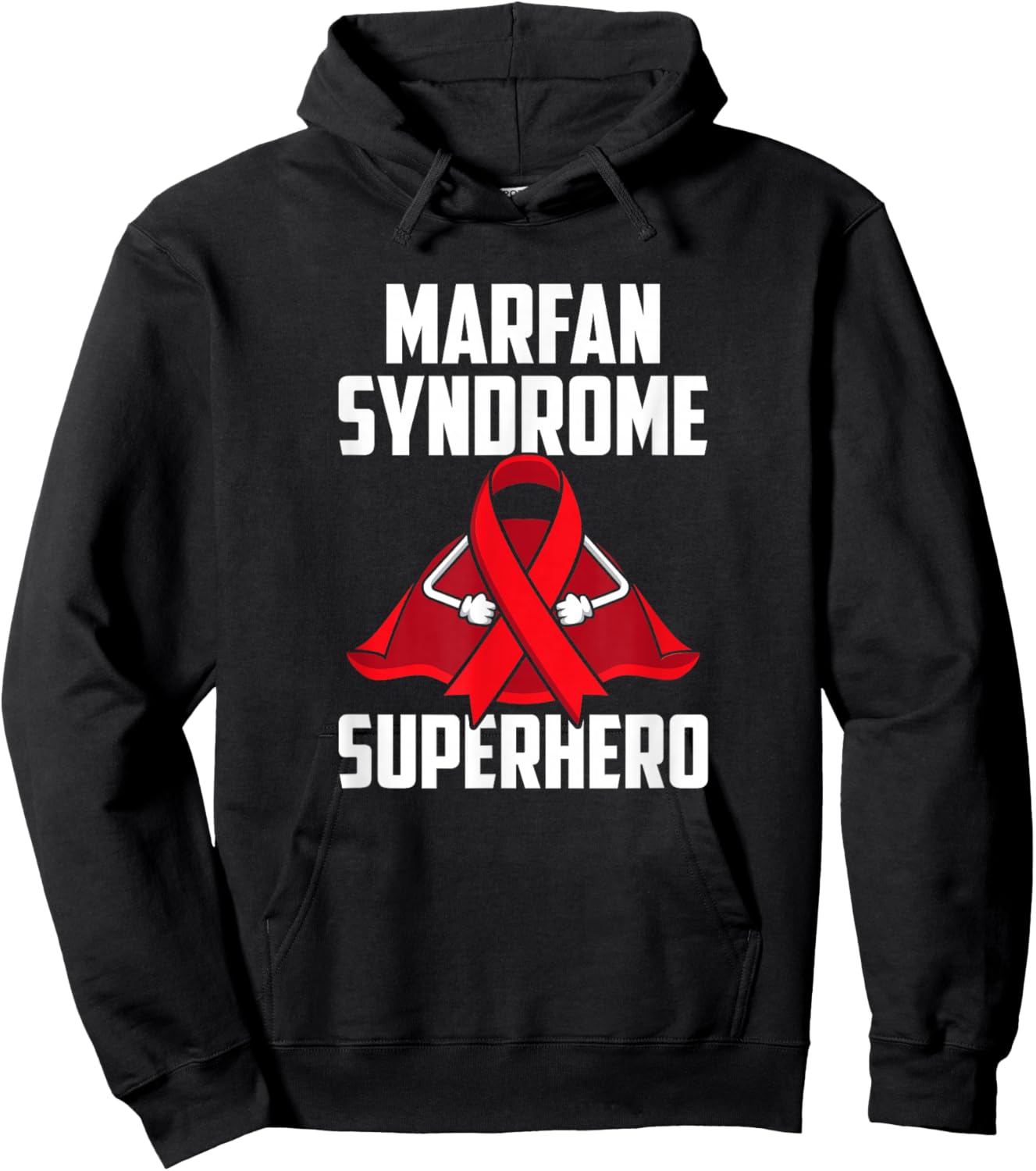 Super-héros du Syndrome de Marfan, survivant, Guerrier et Combattant Hoodie - Hoodie | Black
