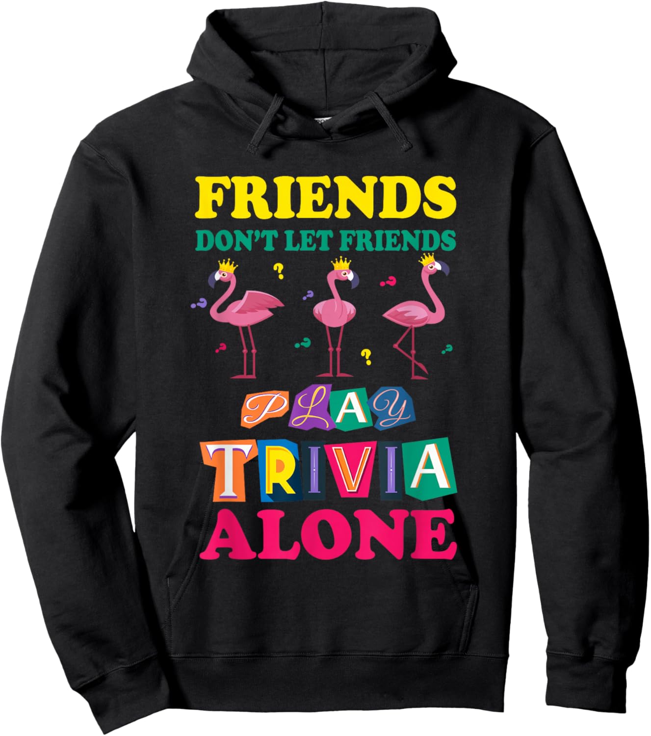 Trivia Night Game Team Hoodie - Hoodie | Black
