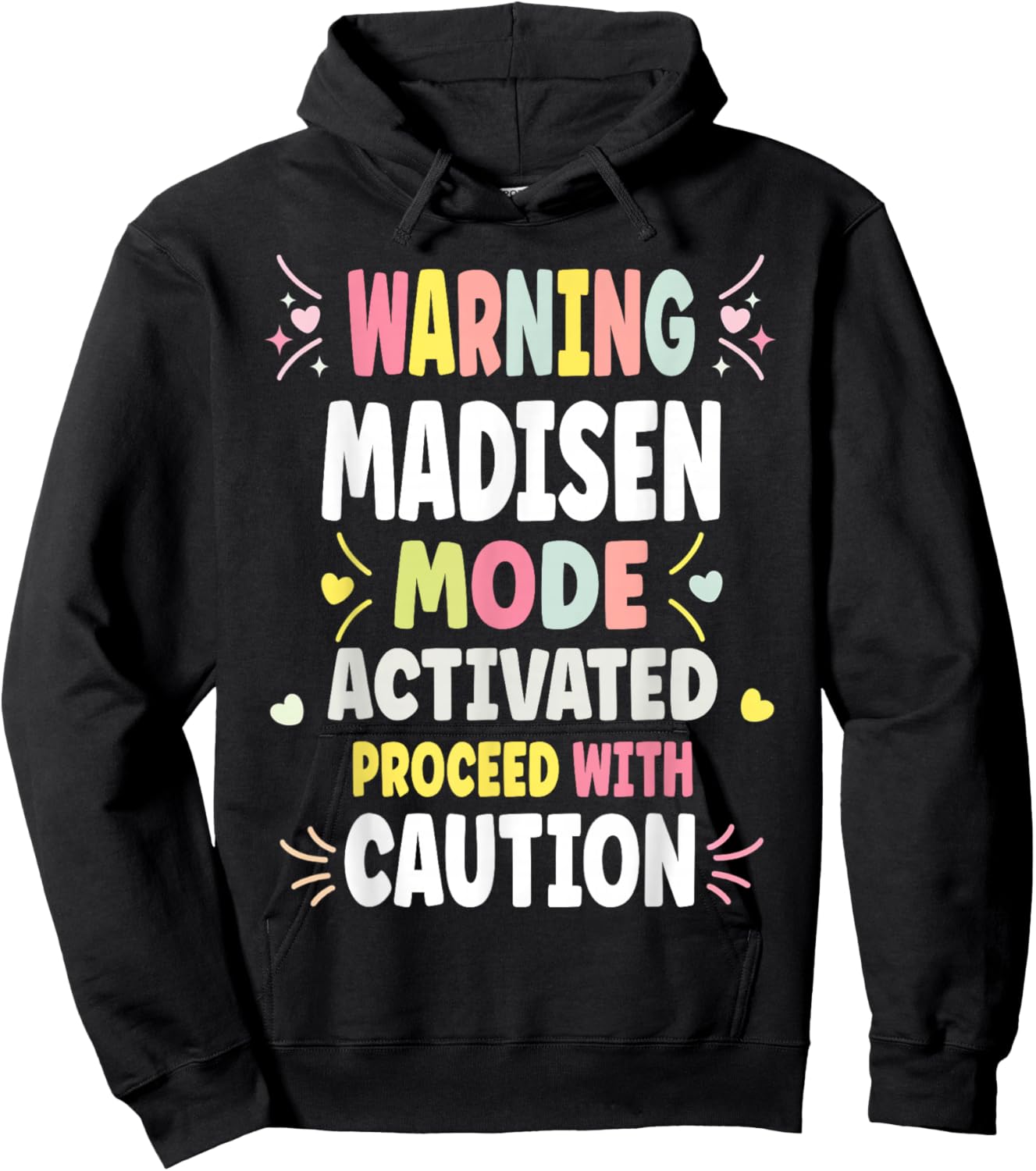 MADISEN Personalized Women's Gift Custom MADISEN Hoodie - Hoodie | Black
