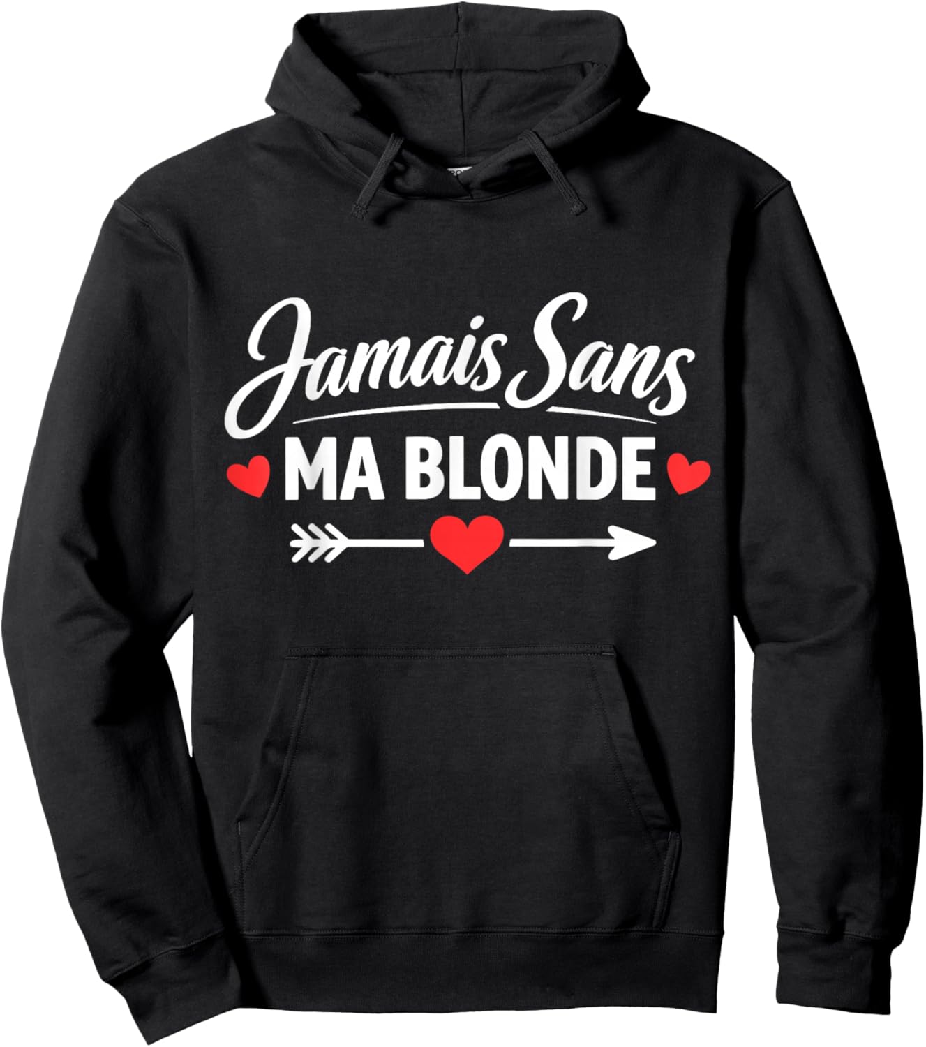 Humour Couple Valentine's Day Man Hoodie - Hoodie | Black