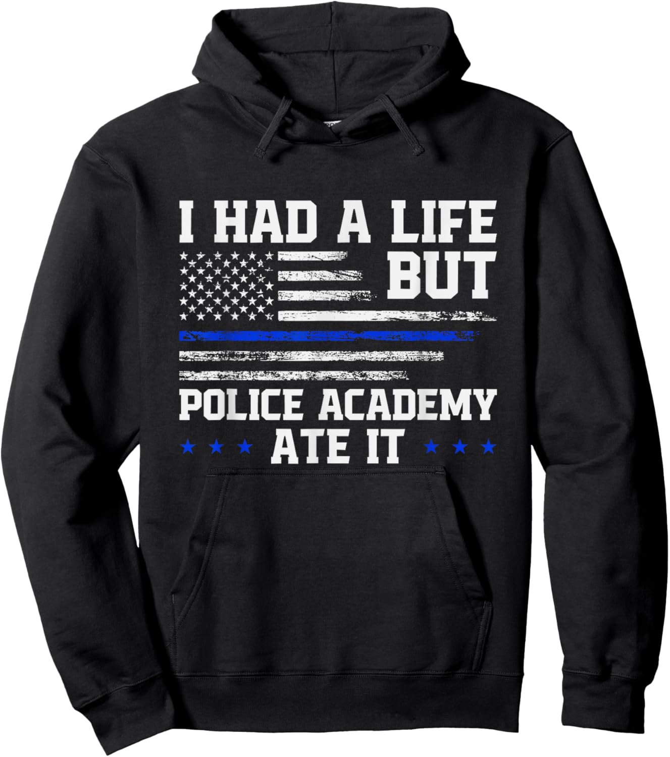 Police School Survivor Graduation Police Academy Graduate Hoodie - Hoodie | Black