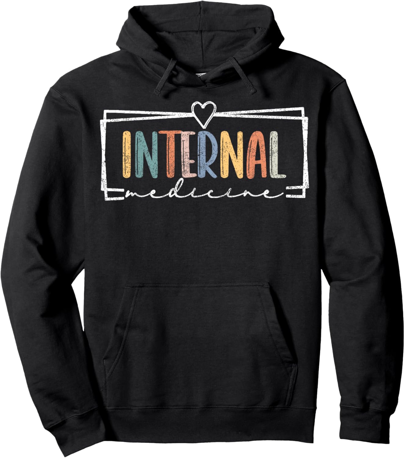 Internal Medicine Floral Internal Medicine Women in Medicin Hoodie - Hoodie | Black