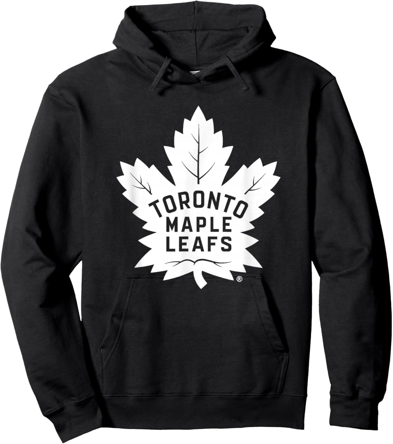 Toronto Maple Leafs Icon Royal Blue Officially Licensed Hoodie - Hoodie | Black