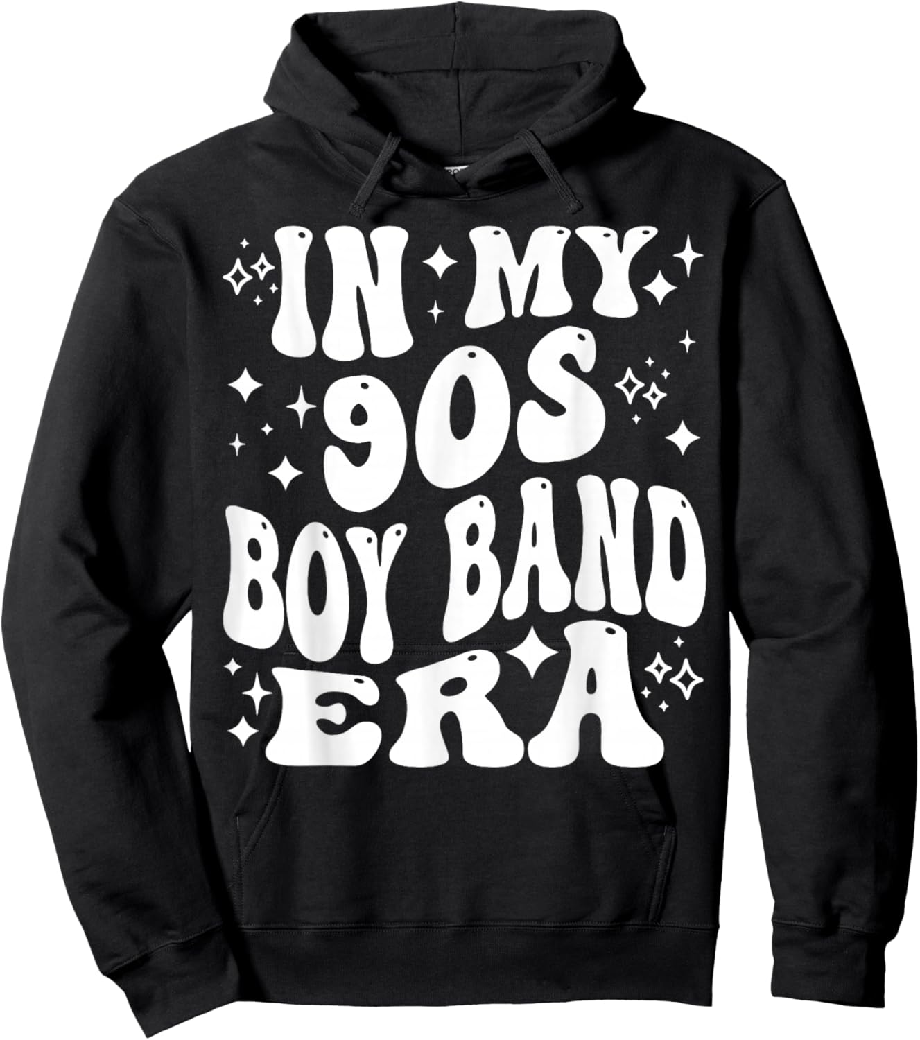 In My 90s Boy Band Era - Funny 90s, Boyband Hoodie - Hoodie | Black