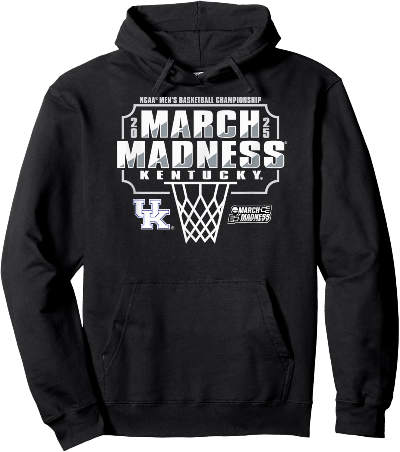 Kentucky Wildcats March Madness 2025 Men's Basketball Hoodie - Hoodie | Black