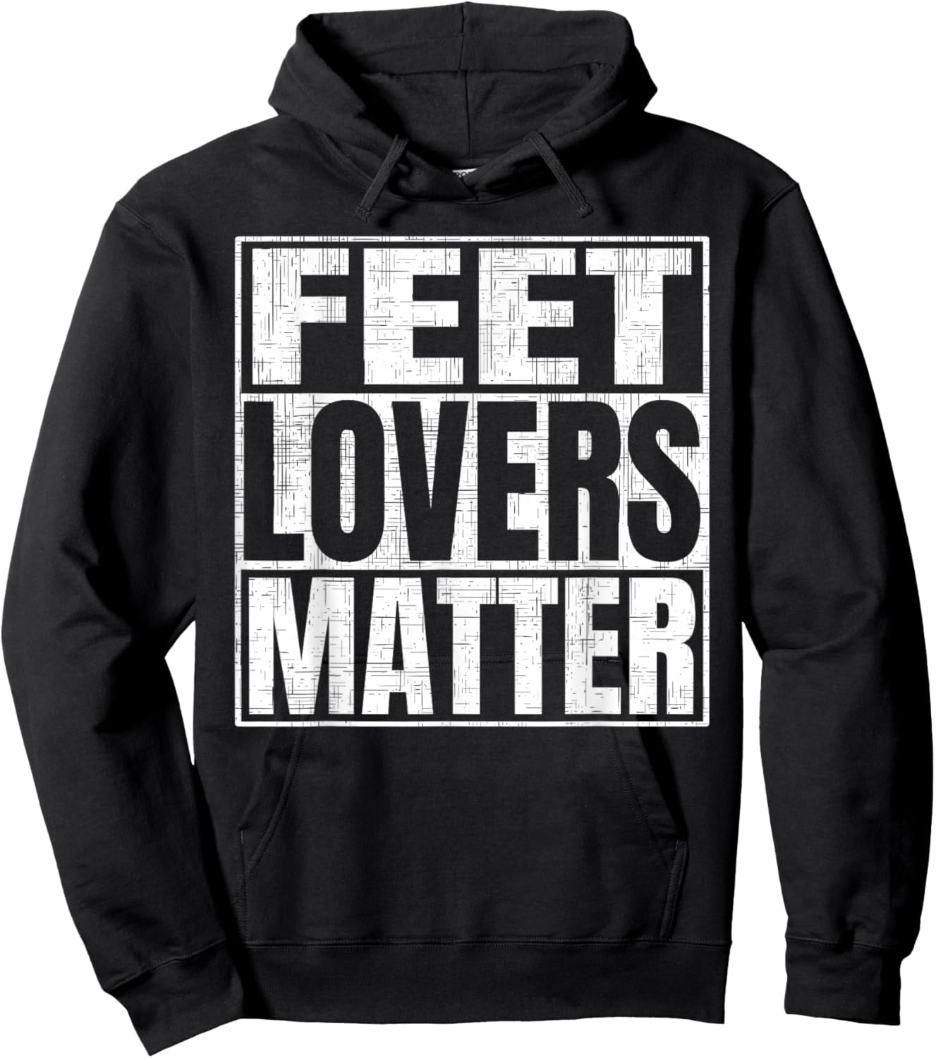 Feet Lovers Matter Funny Saying Foot Fetish Hoodie - Hoodie | Black