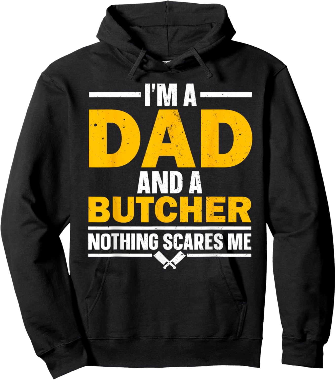 Funny Butcher Art Dad Meat Cutter Butchery Butcher Hoodie - Hoodie | Black