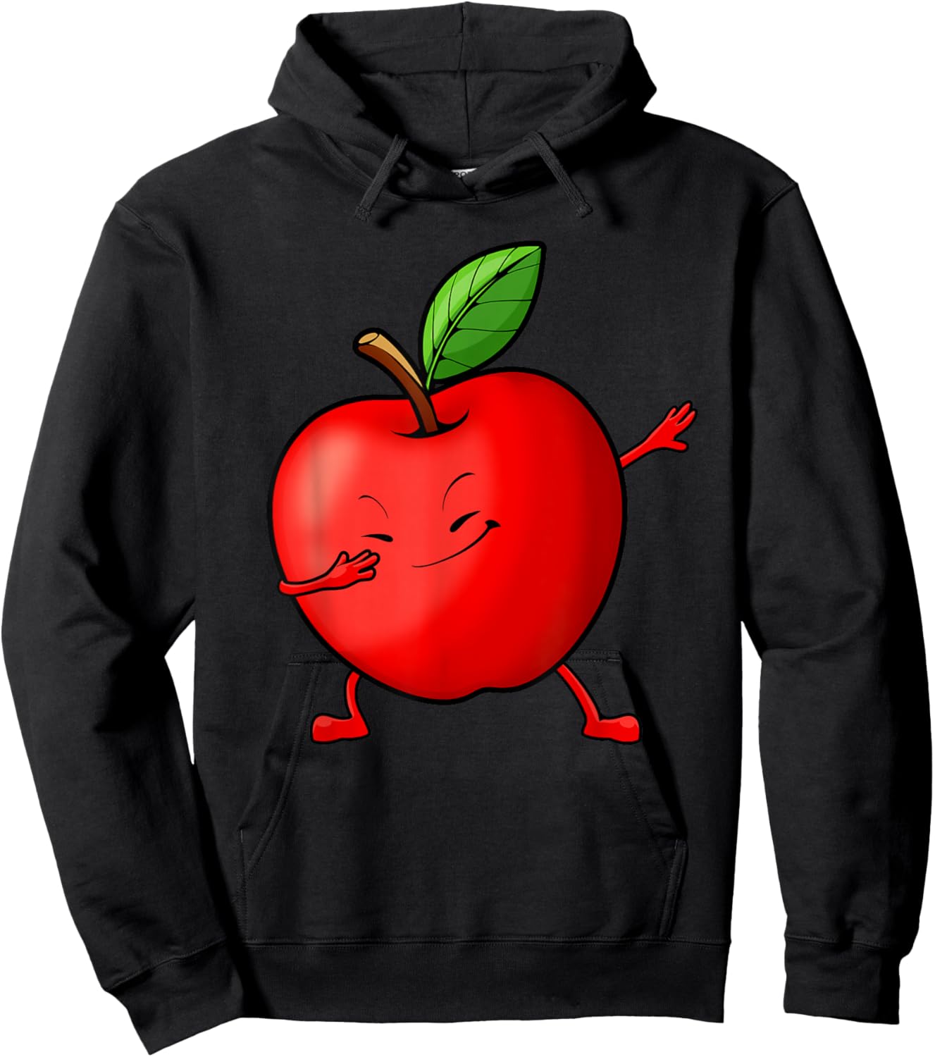 Apple Design For Boys Kids Toddler Fruit Apple Picking Apple Hoodie - Hoodie | Black