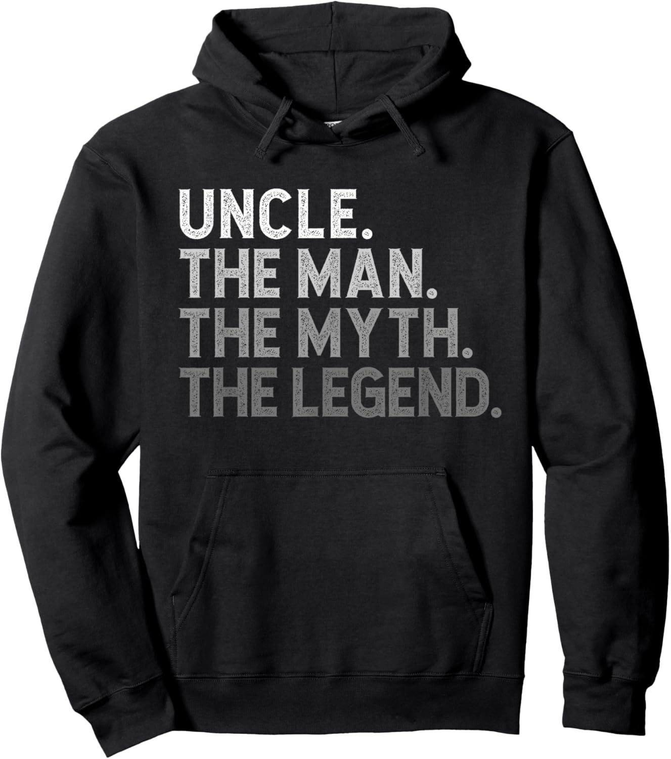 Uncle The Man The Myth The Legend Funny Cool Hoodie - Hoodie | Black