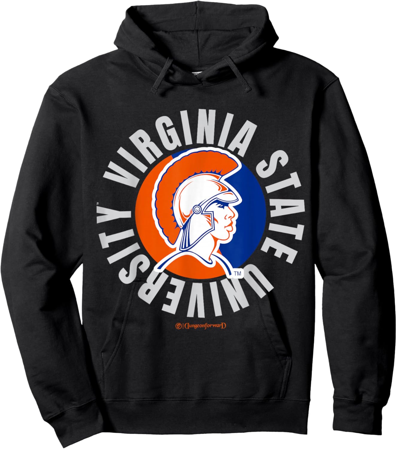 The Yard Essentials - Virginia State University - VSU Circle Hoodie - Hoodie | Black