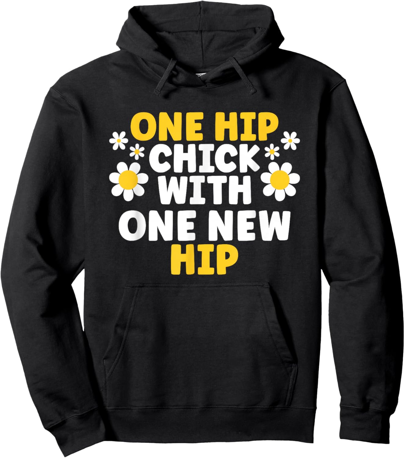 One Hip Chick With One New Hip Hoodie - Hoodie | Black