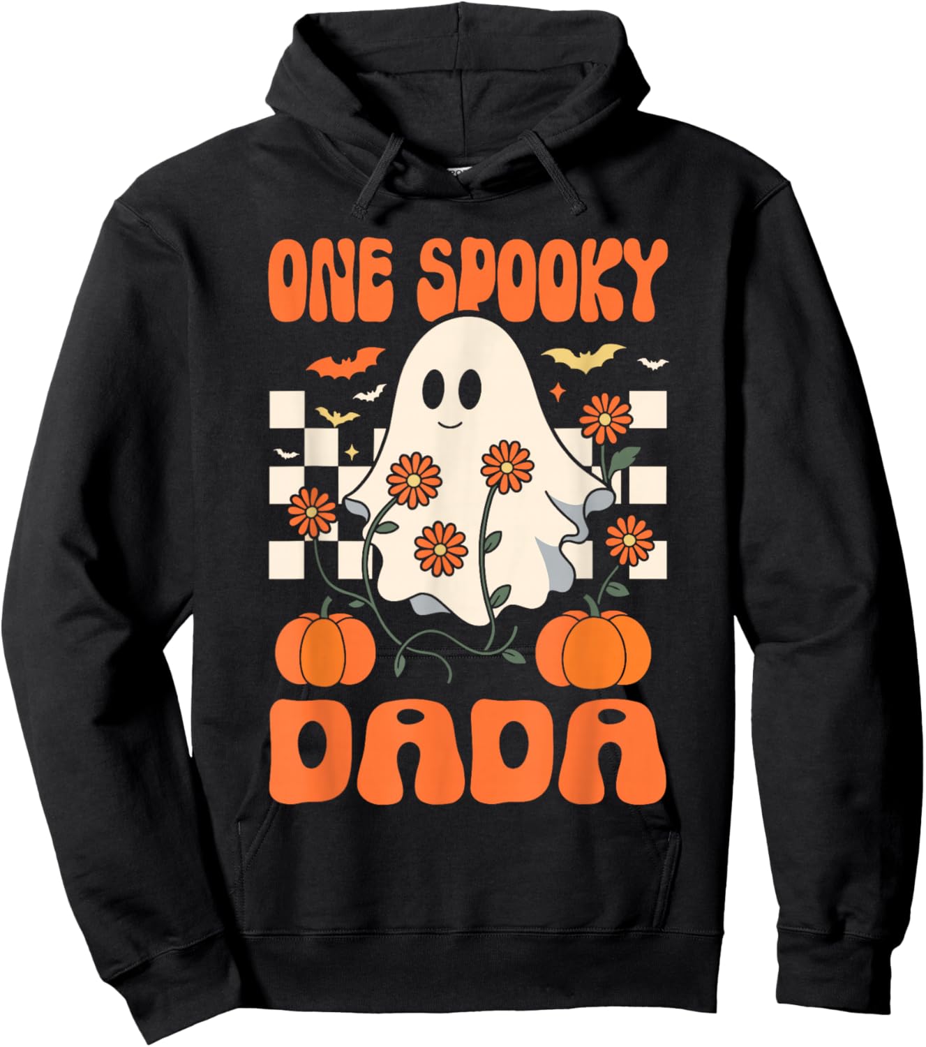 One Spooky Dada Matching Family Halloween Costumes Hoodie - Hoodie | Black