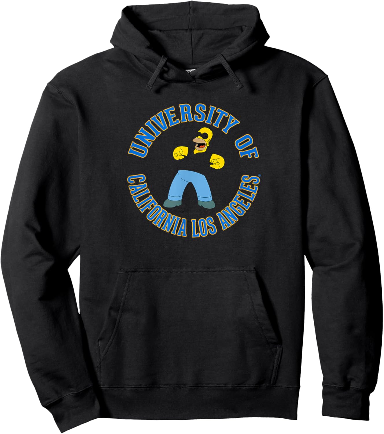 UCLA Bruins Simpsons Homer White Officially Licensed Hoodie - Hoodie | Black