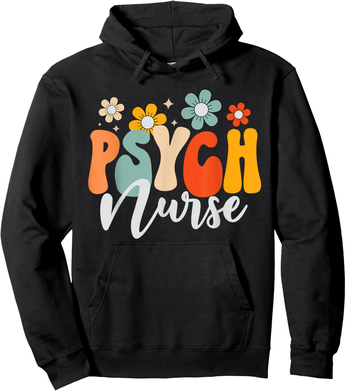Psych Nurse Mental Health Nursing Psychiatric Nurse Week Hoodie - Hoodie | Black