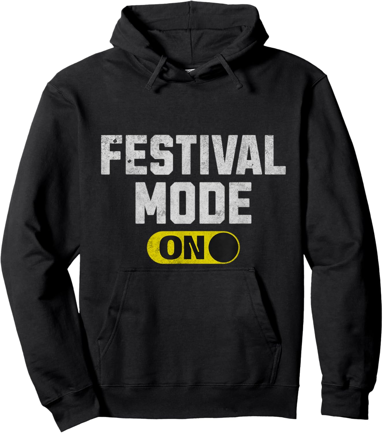 Festival Mode On Rock Music Concert Festival Souvenir Hoodie - Hoodie | Black