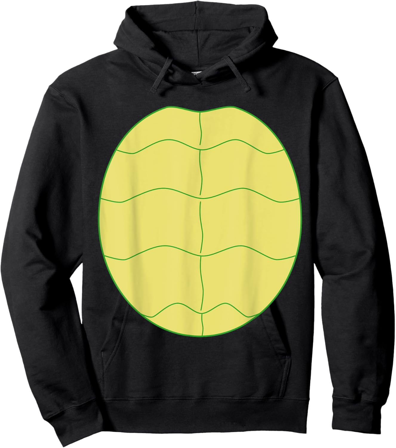 Funny Halloween Animal Belly Turtle Shell Costume Family Hoodie - Hoodie | Black