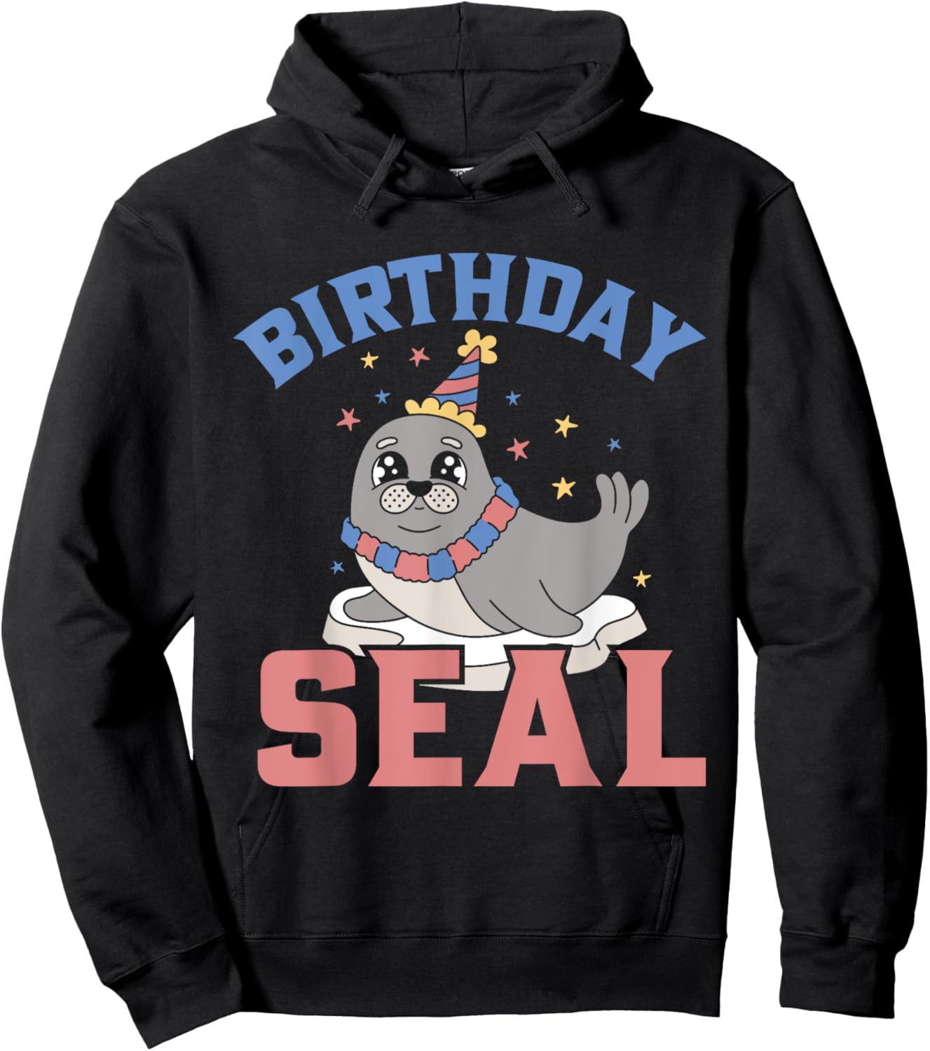 Birthday Seal Hoodie - Hoodie | Black