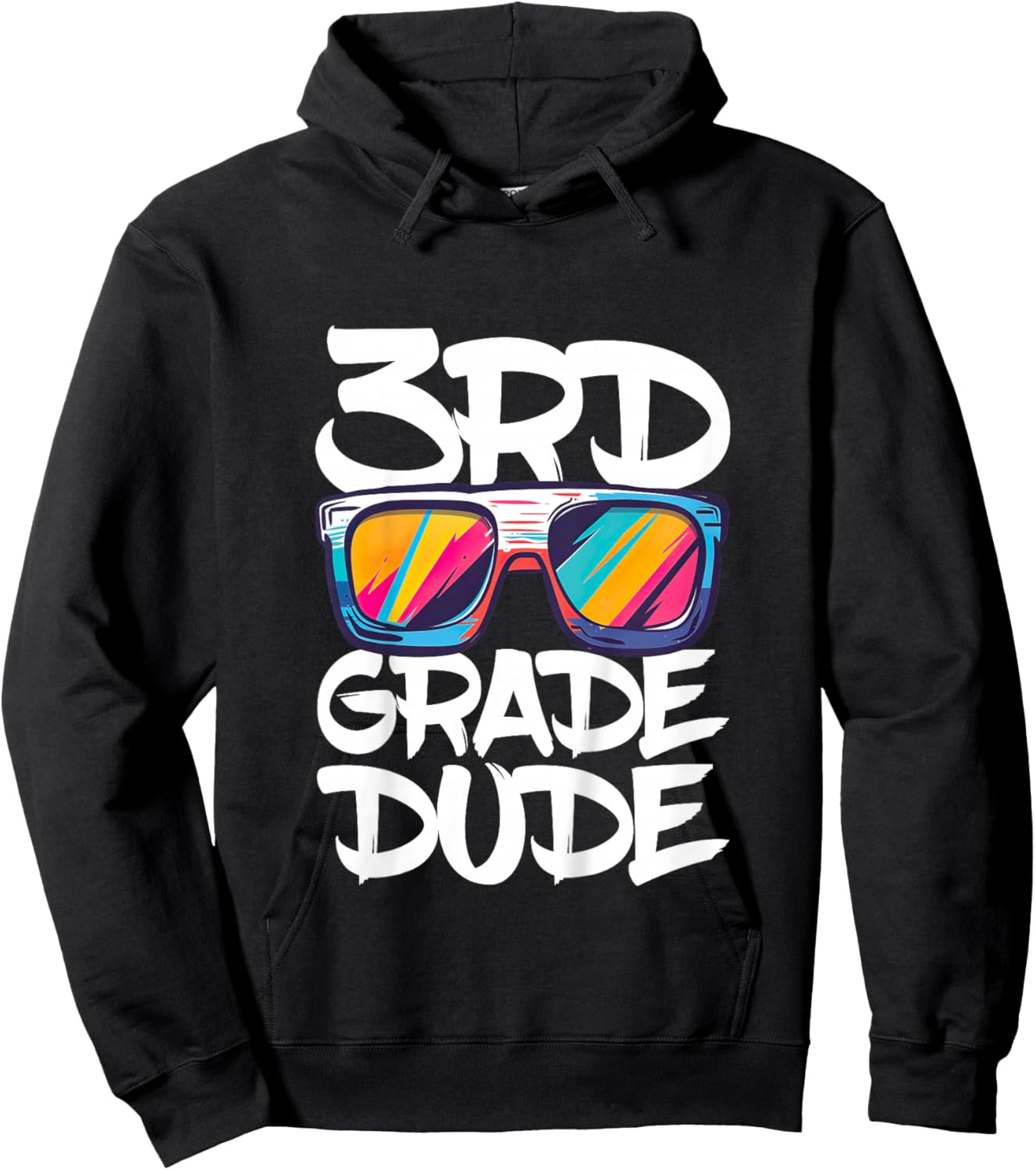 3rd Grade Dude Shirt Back To School Third Grade Boy Girl Hoodie - Hoodie | Black